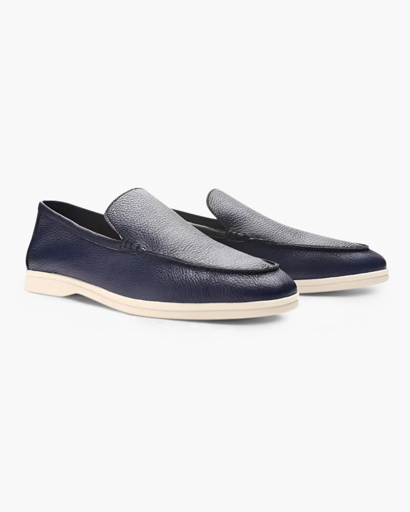 Old Money kalveskinn lær loafers