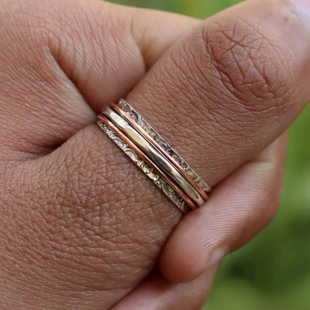 Anillo clásico retro