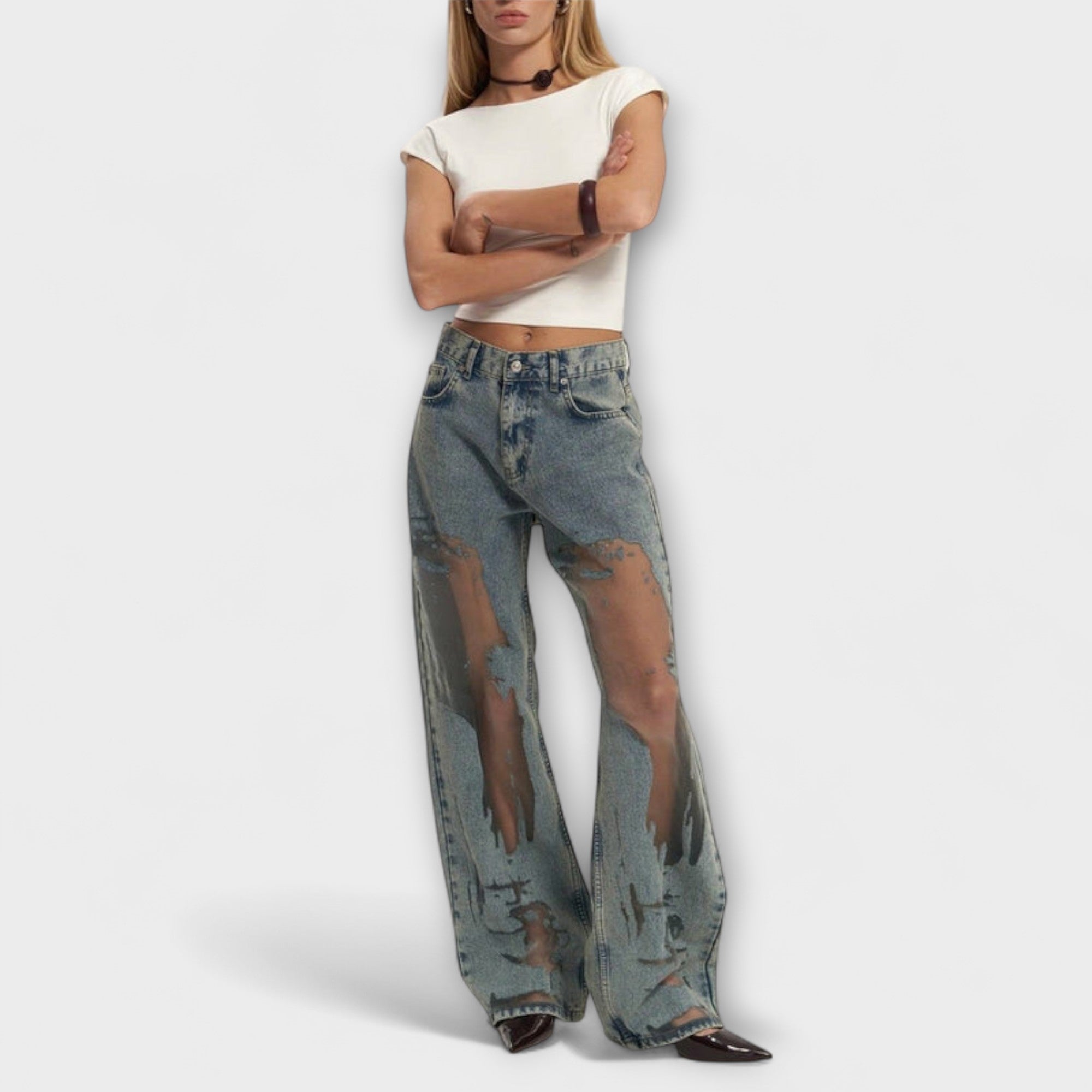 Rayne - Trixie klare blå denimjeans