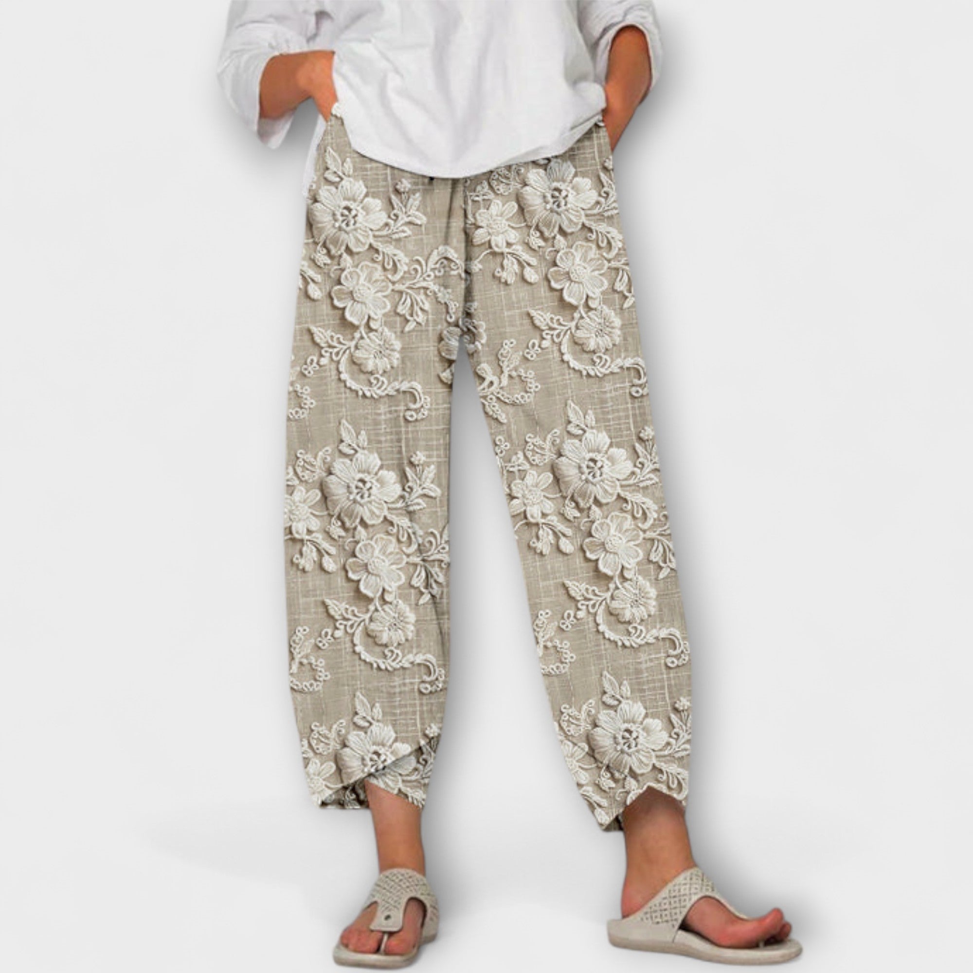 Abigail - Pantalon Imprimé Confortable
