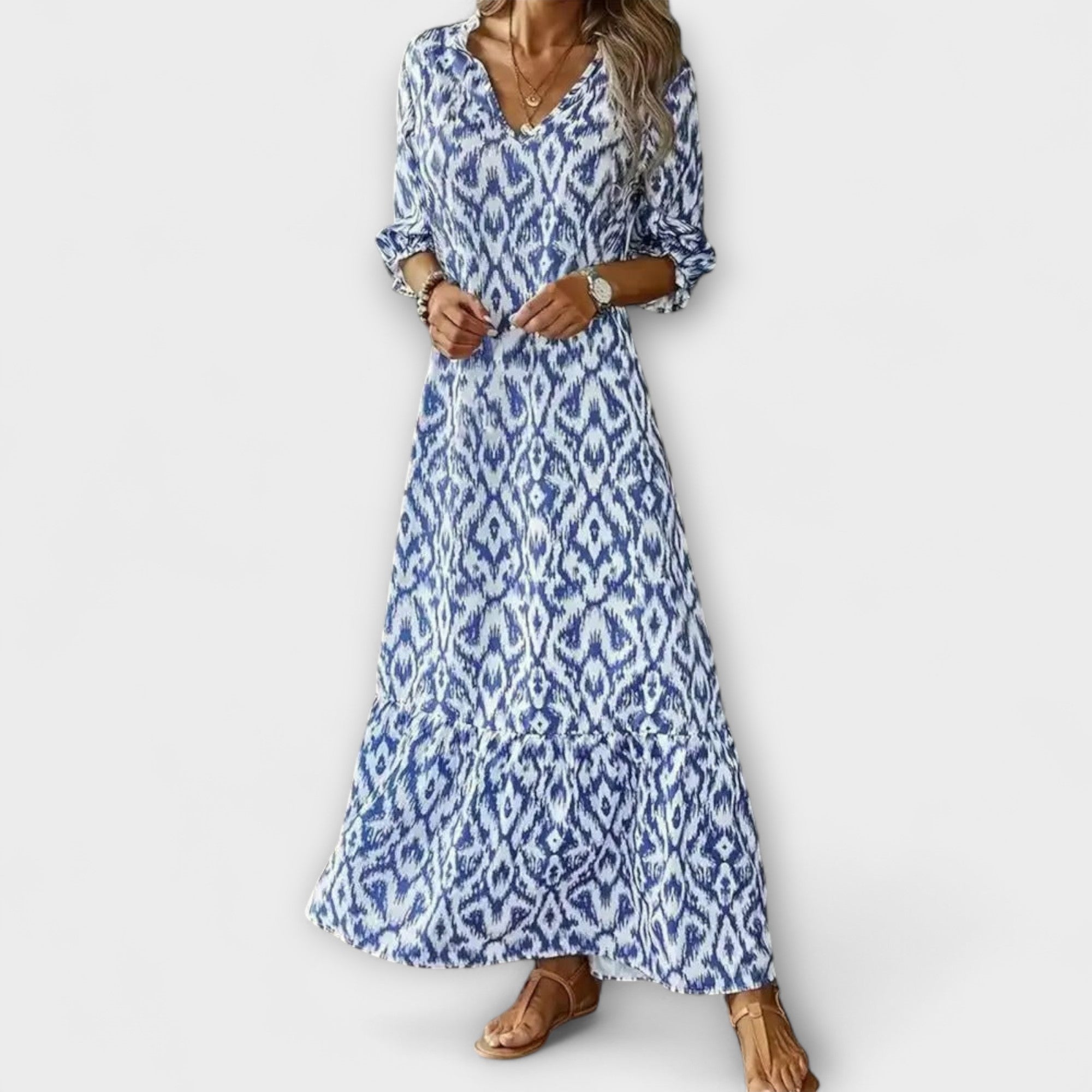 Elegancka damska sukienka maxi