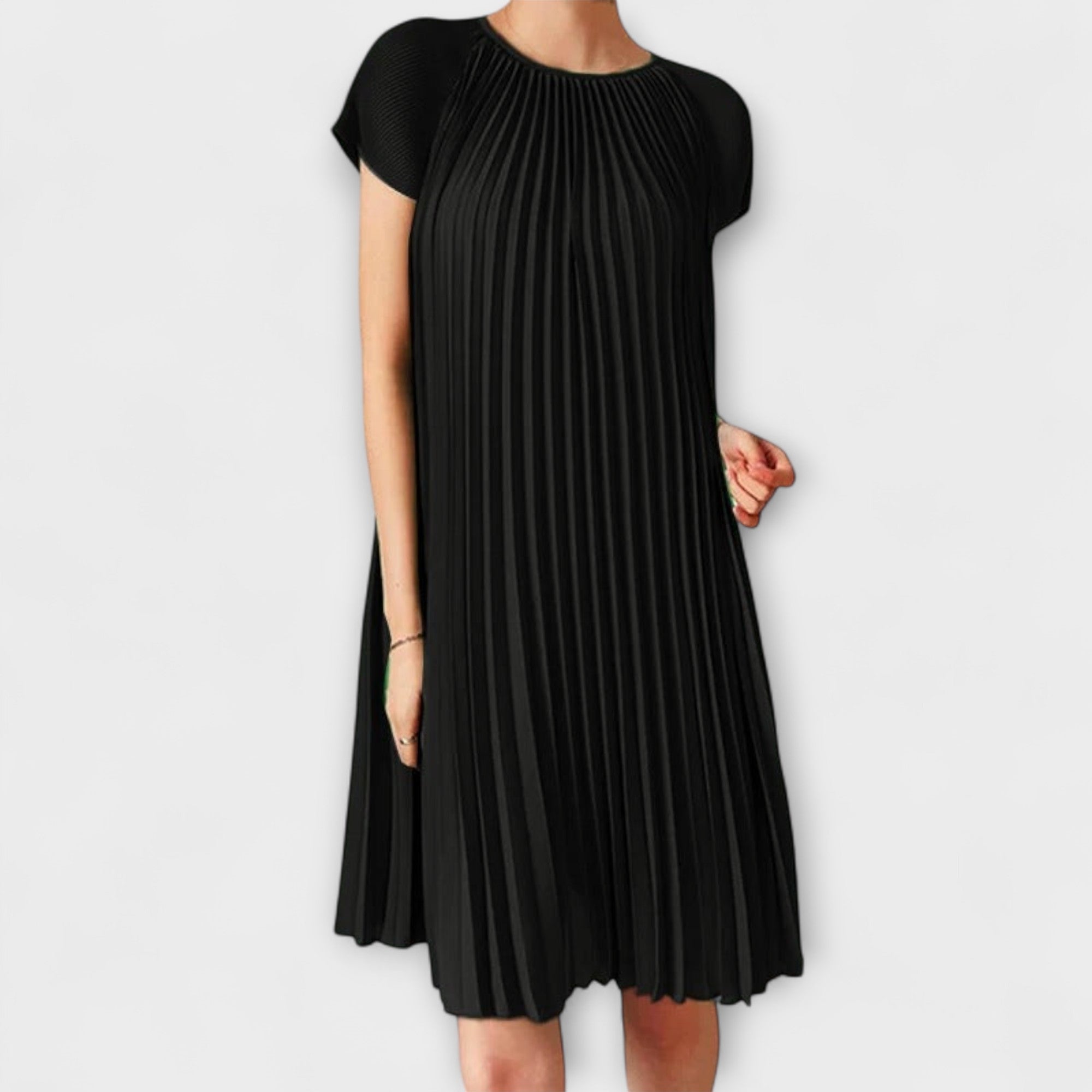 Elegancka plisowana sukienka