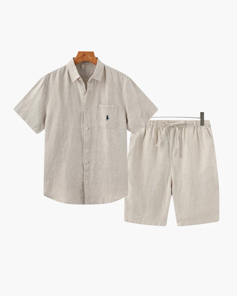 R. Ꮮаᴜгеn linned kombination (shorts)