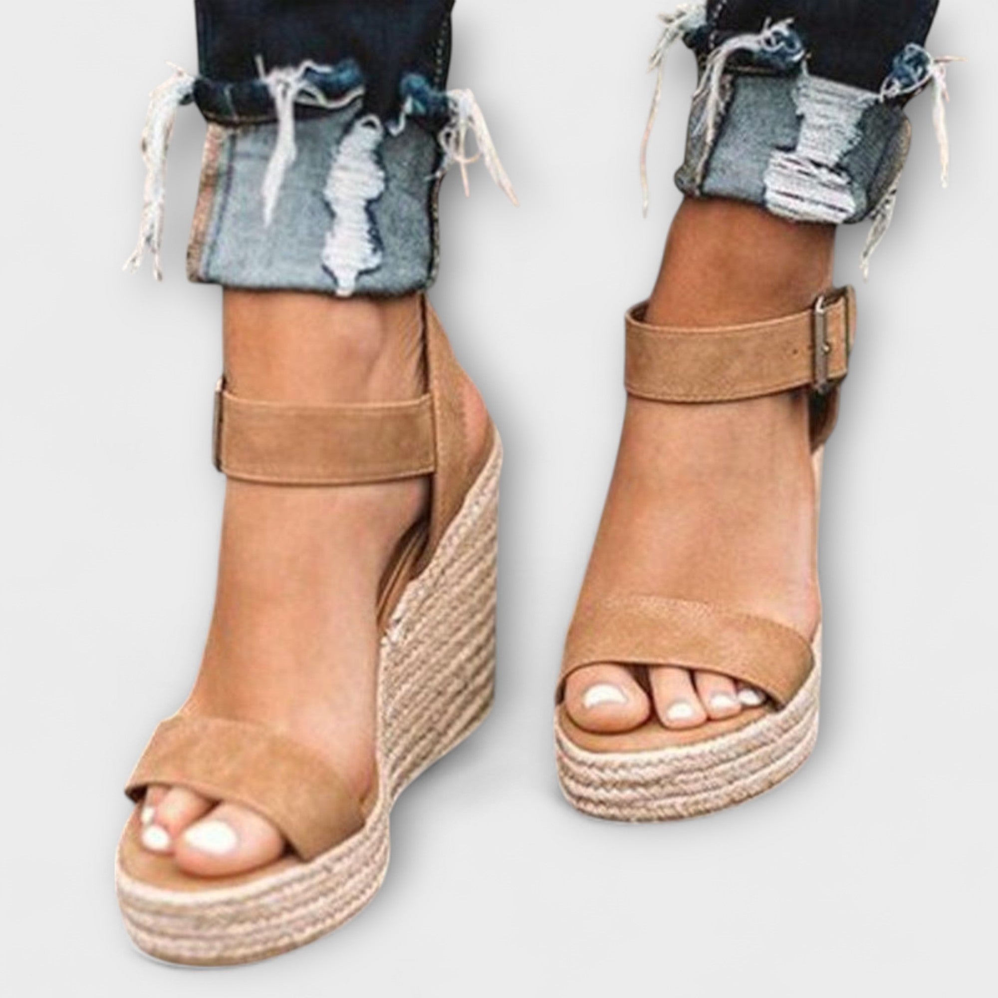 Elizabeth - Stylowe damskie buty z paskiem